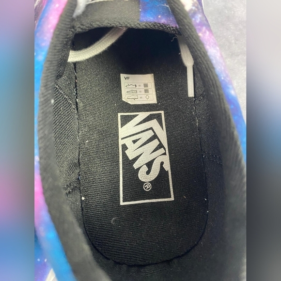 Vans Off The Wall Gray Gold Lace Up Sneaker Shoe Women's Size 7.5 - Picture 8 of 9